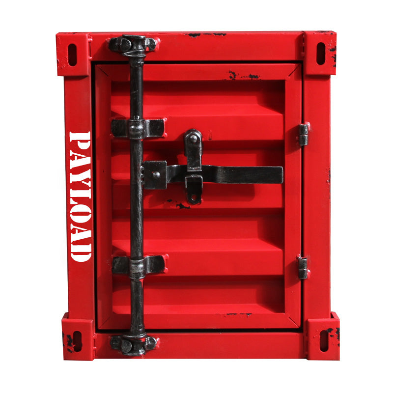 Industrial Style Retro Shipping Container Table & Storage - Colour Options