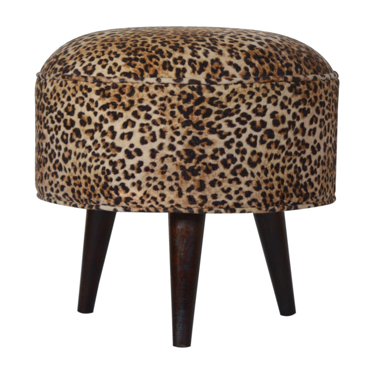 Velvet Nordic Style Footstool