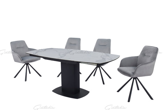 Ritz Swivel Ceramic Extending Table