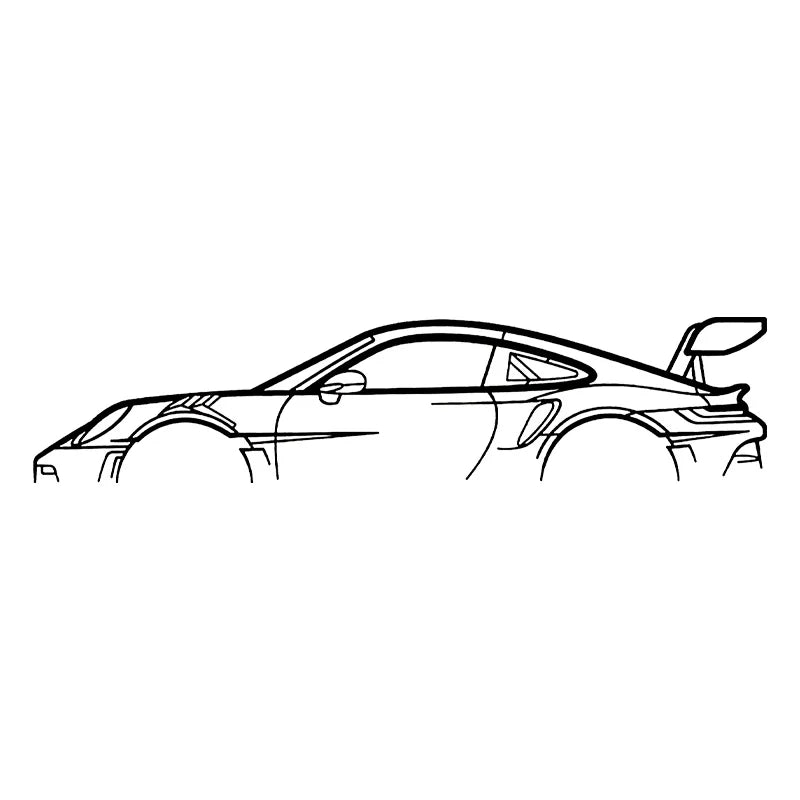 Car Silhouette Wall Art Sticker