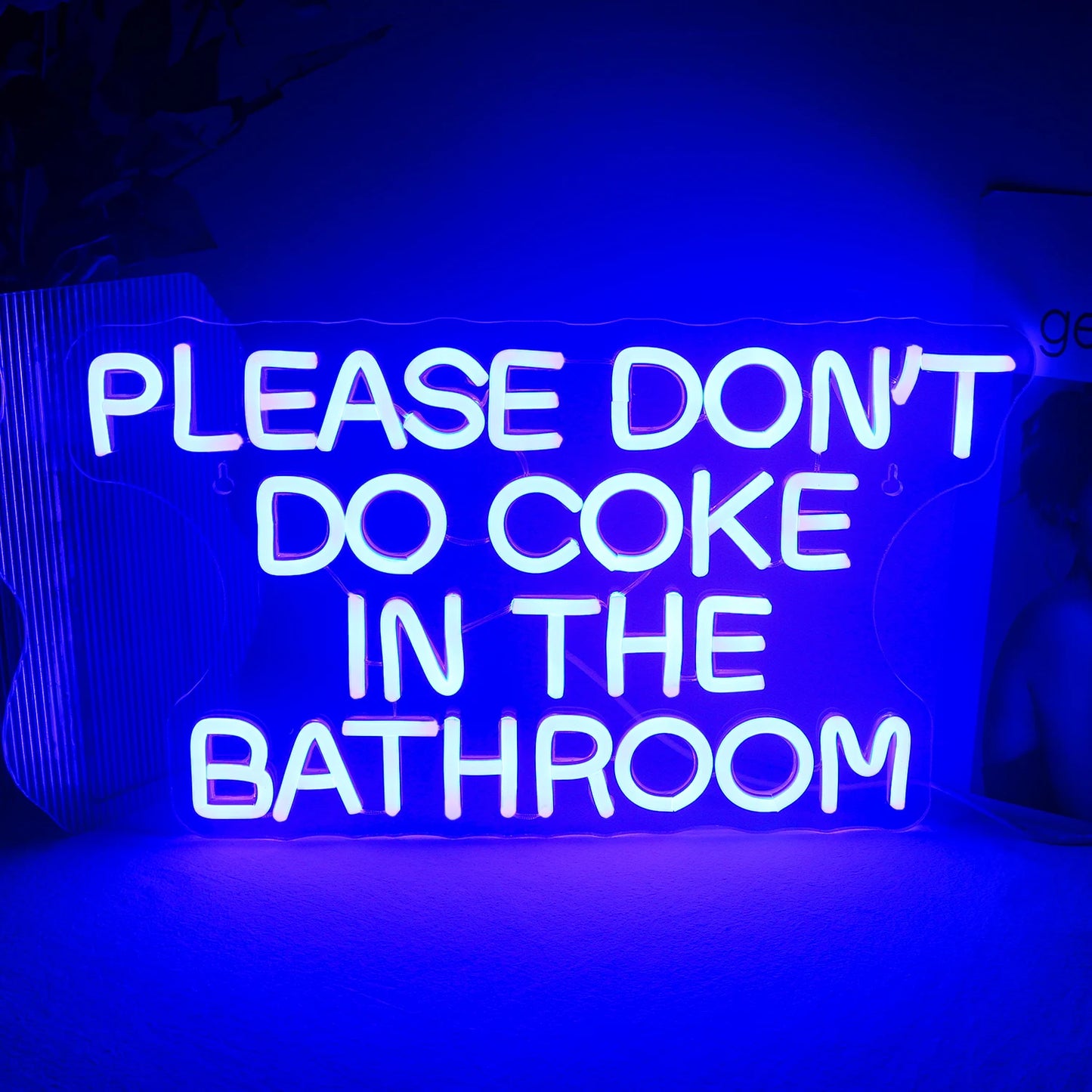 Stop Thinking Start Drinking Neon Sign - Various