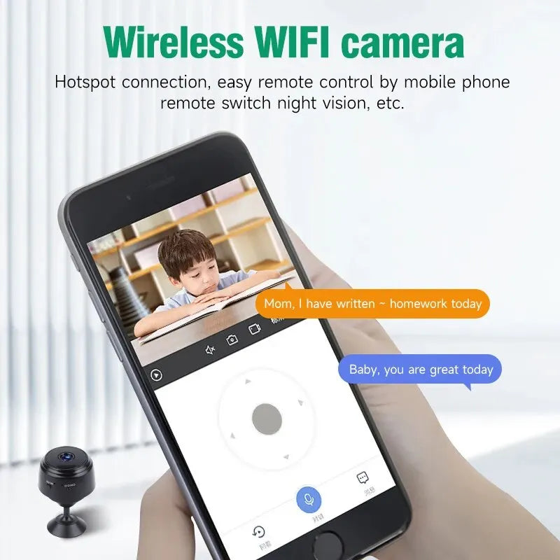 A9 WiFi Mini Camera Recorder Security Monitoring Wireless Video Mini Camera Recorder Voice Camera Smart Home For Infants
