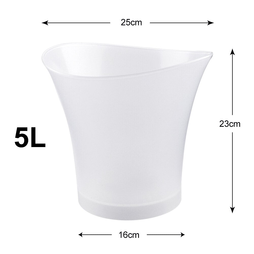 LED Colour Changing Drinks Bucket - 5 Litres