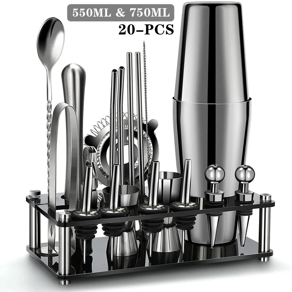 Cocktail Shaker Set 20-Piece