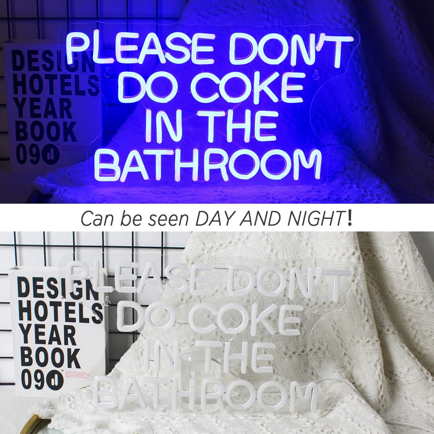 Stop Thinking Start Drinking Neon Sign - Various