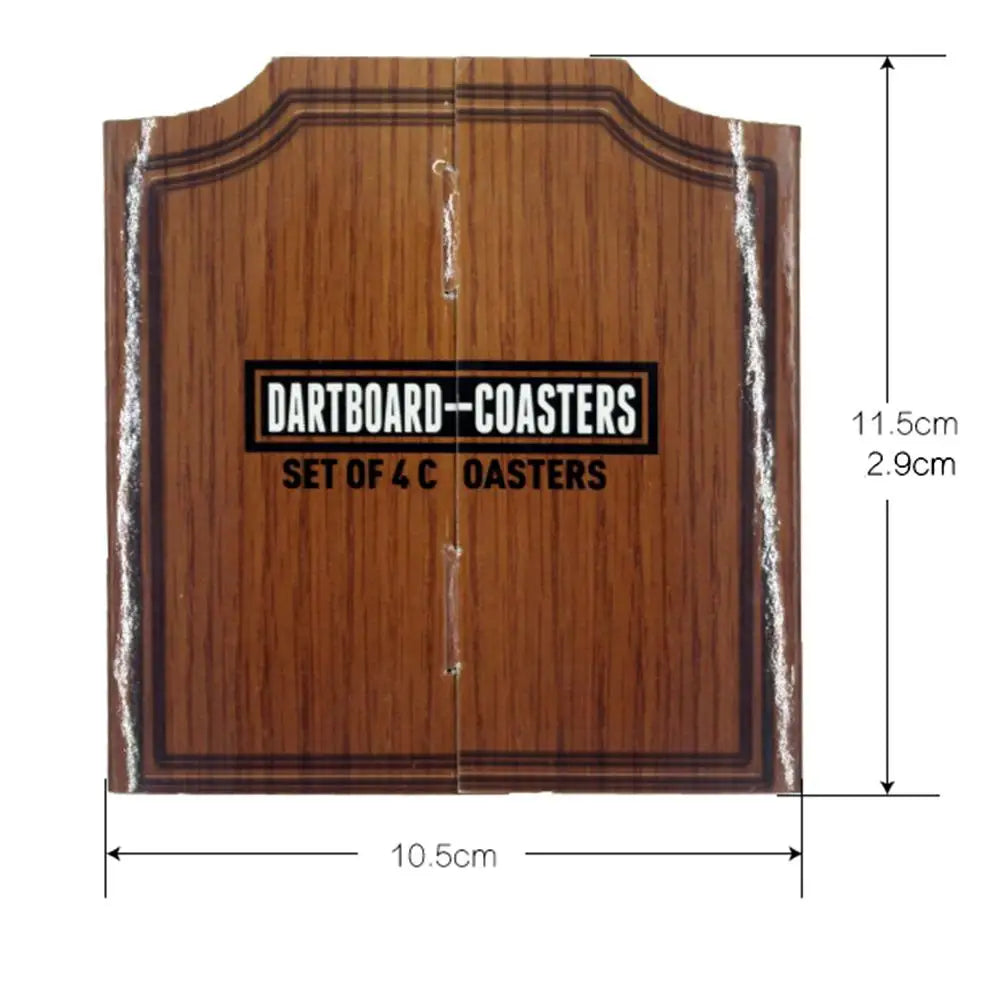 4Pcs Mini Dart Board Drink Coaster