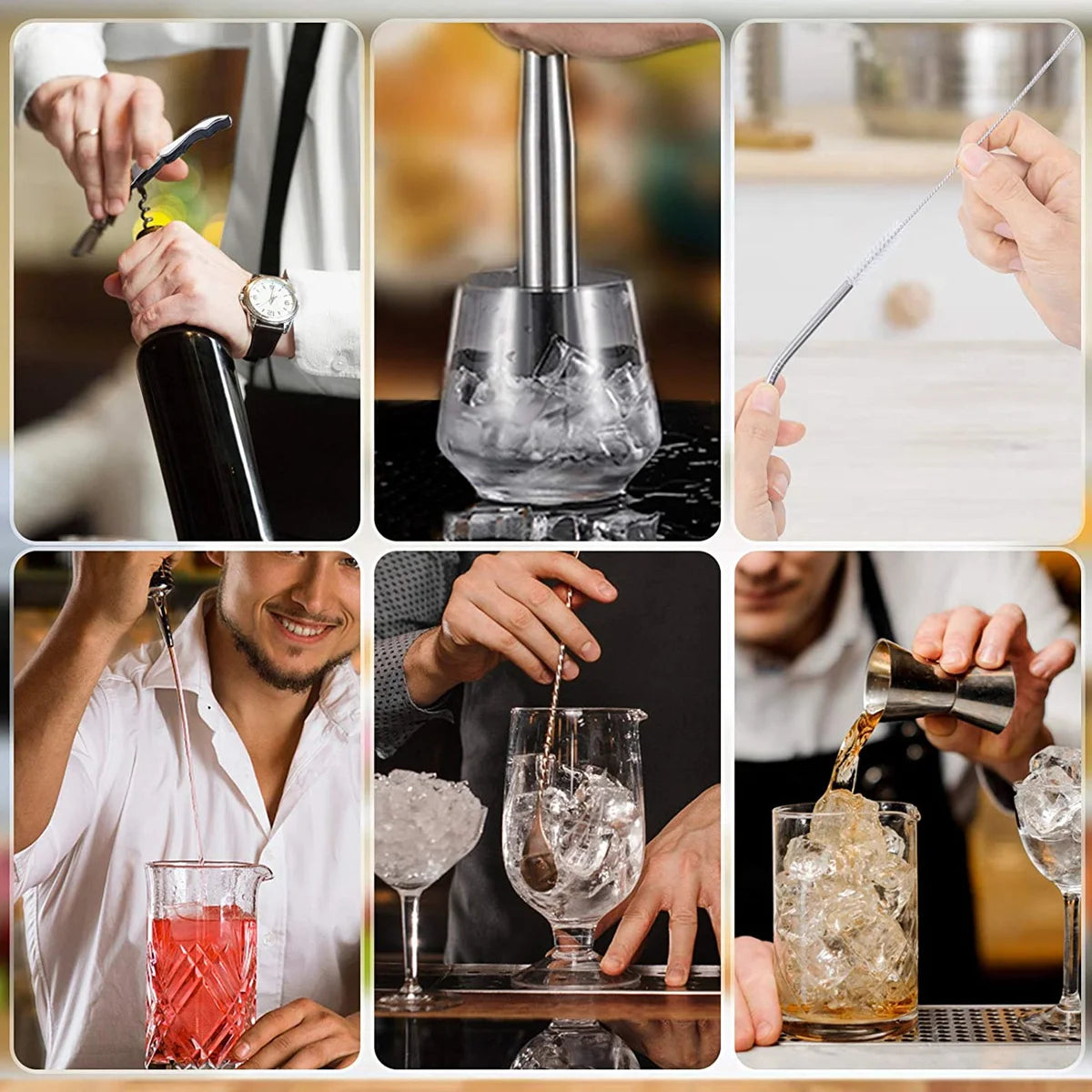 Cocktail Shaker Set 20-Piece