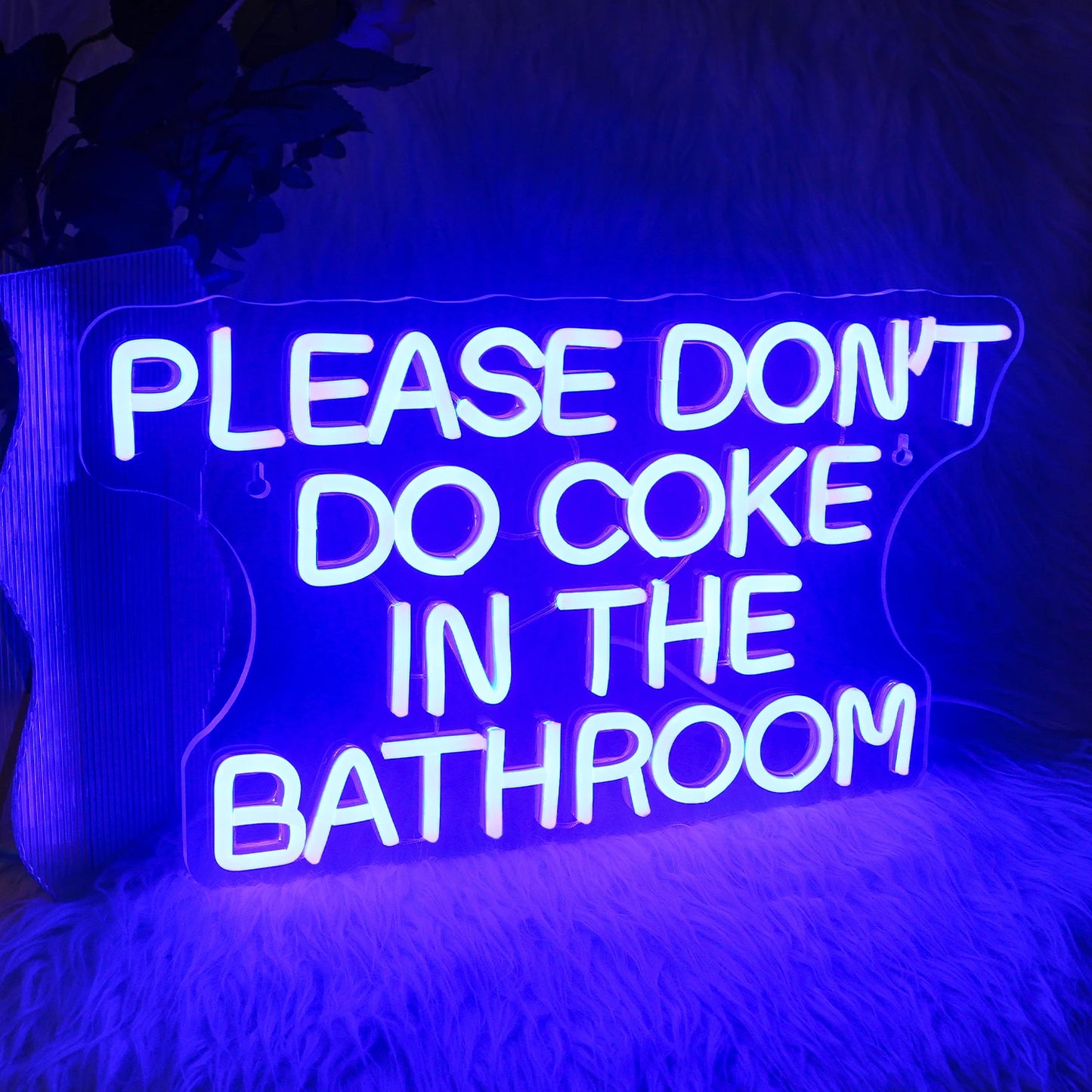 Stop Thinking Start Drinking Neon Sign - Various
