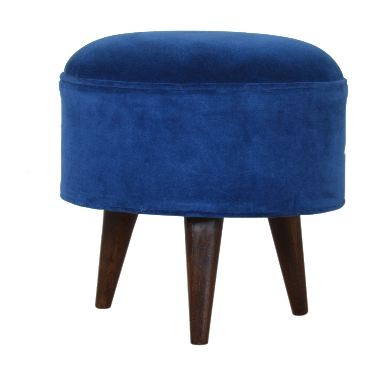 Velvet Nordic Style Footstool