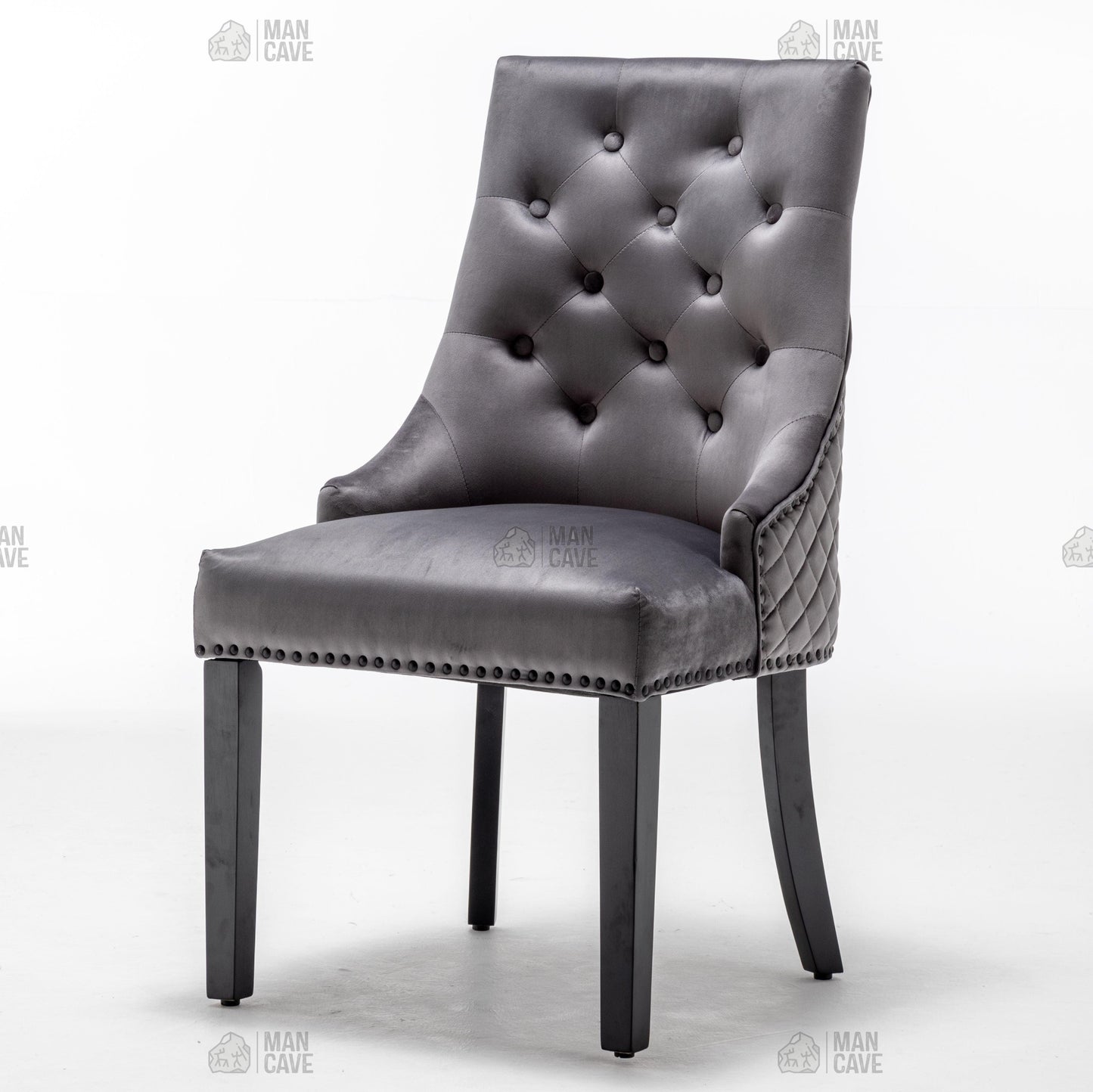 Cambridge Dining Chair - Dark Grey - mancavesuperstore