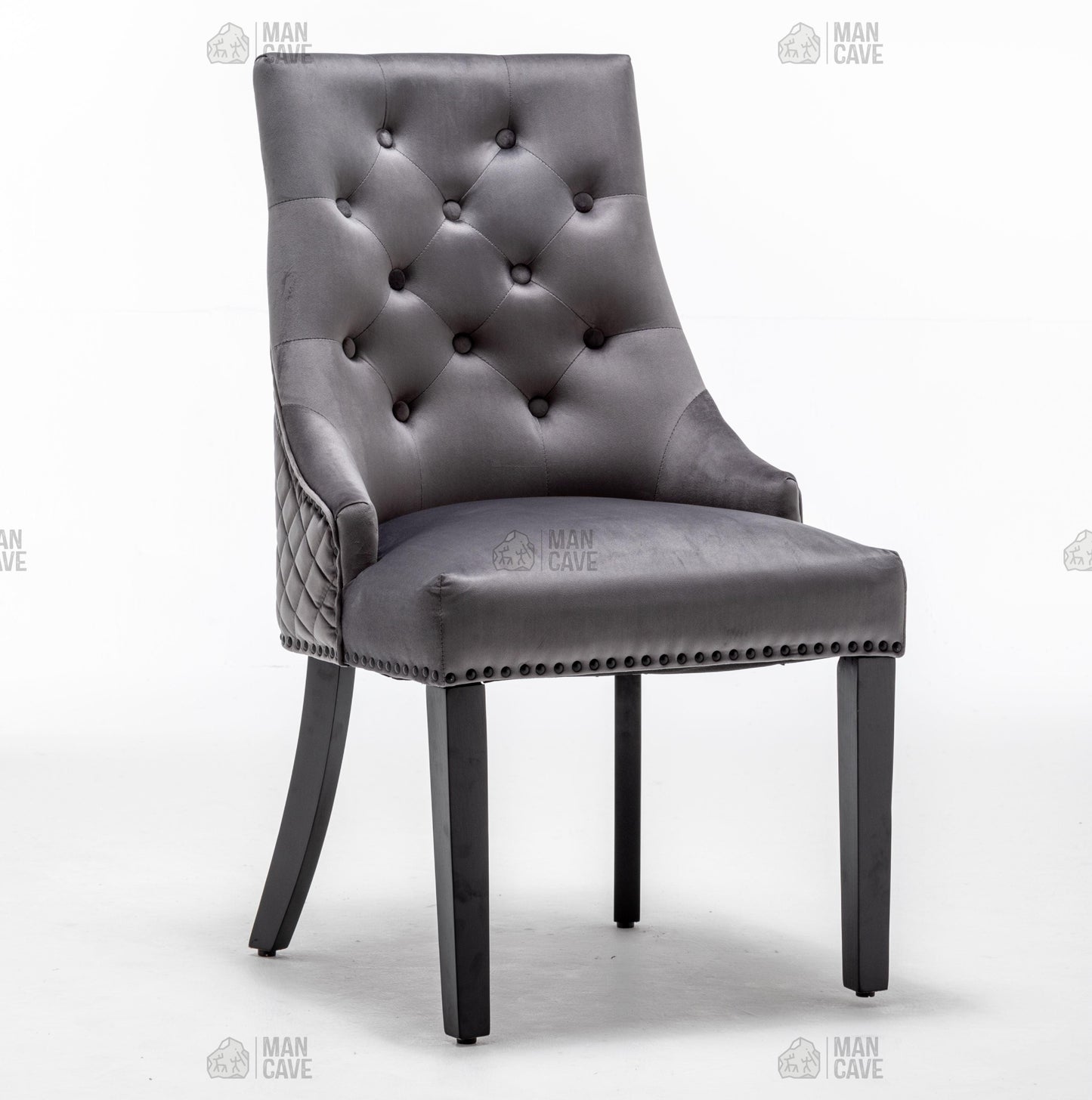 Cambridge Dining Chair - Dark Grey - mancavesuperstore