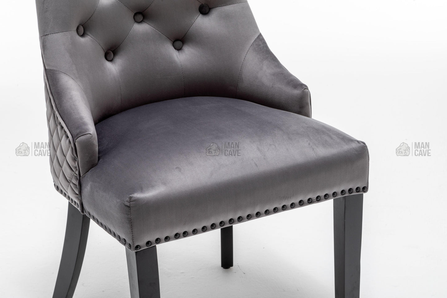 Cambridge Dining Chair - Dark Grey - mancavesuperstore