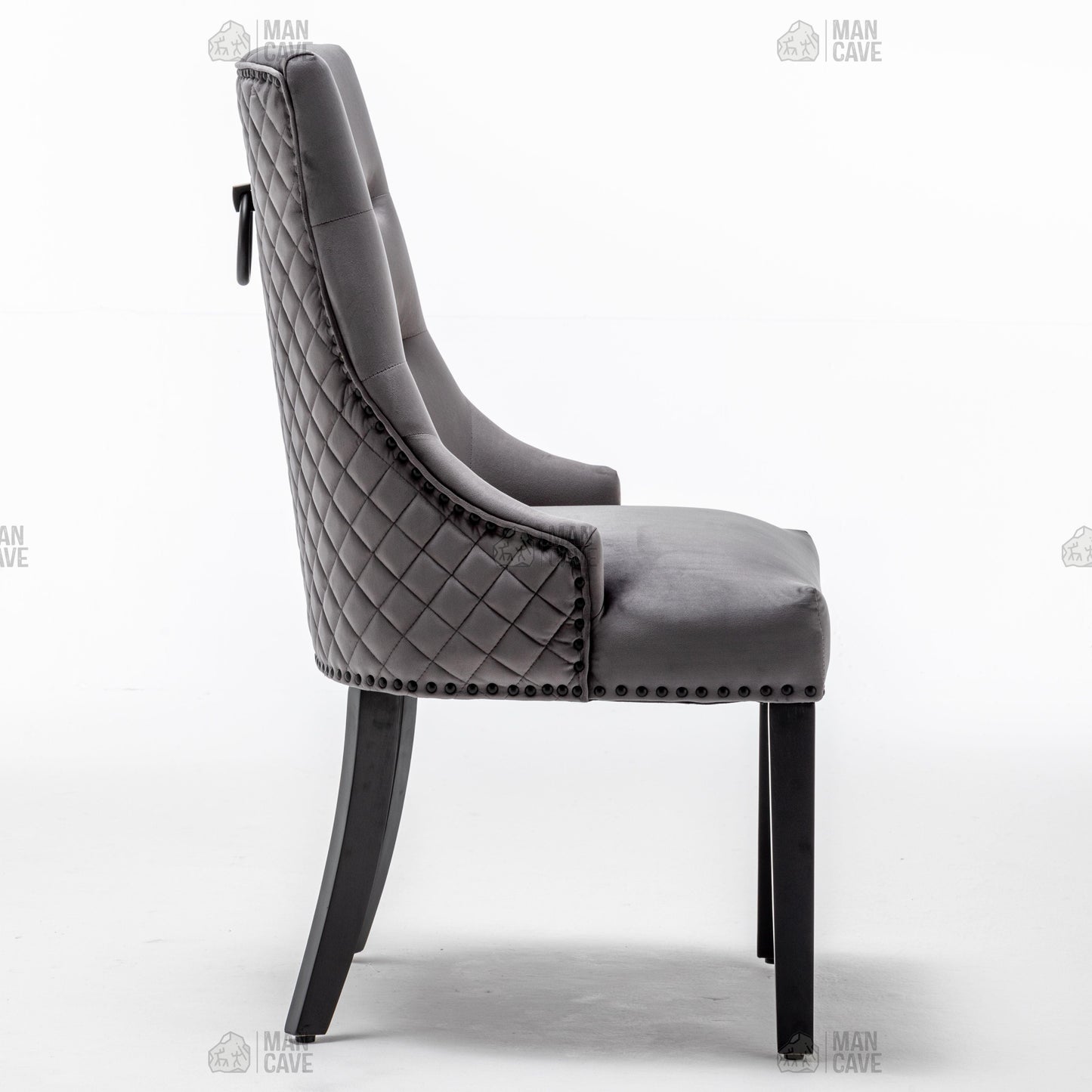 Cambridge Dining Chair - Dark Grey - mancavesuperstore