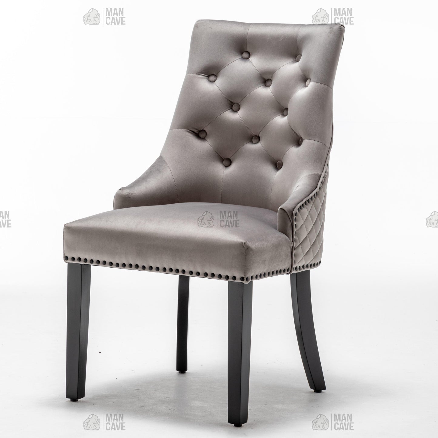 Cambridge Dining Chair - Light Grey - mancavesuperstore