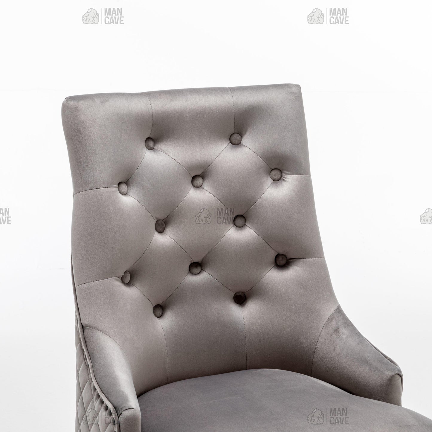 Cambridge Dining Chair - Light Grey - mancavesuperstore