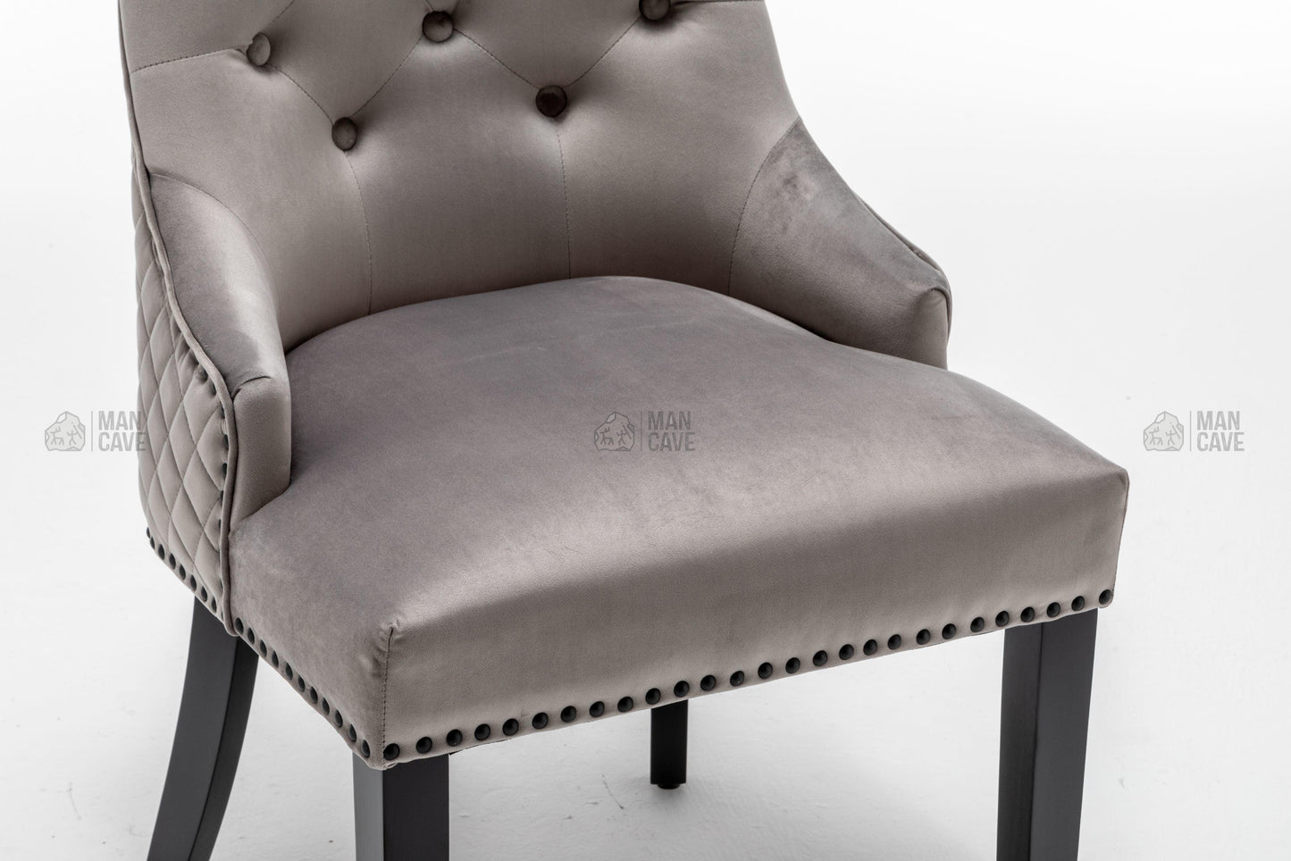 Cambridge Dining Chair - Light Grey - mancavesuperstore