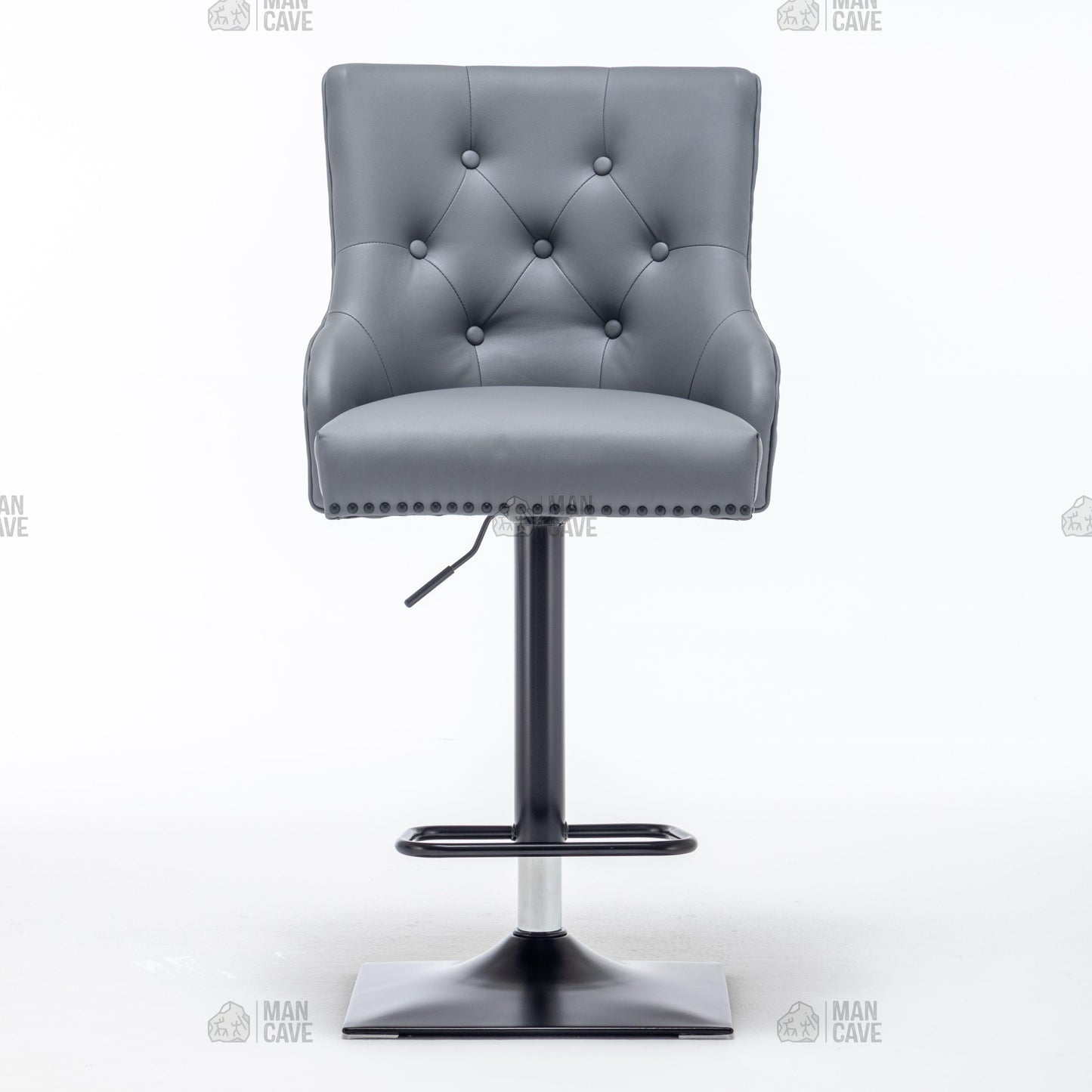 Elizabeth Barstool - Grey - mancavesuperstore