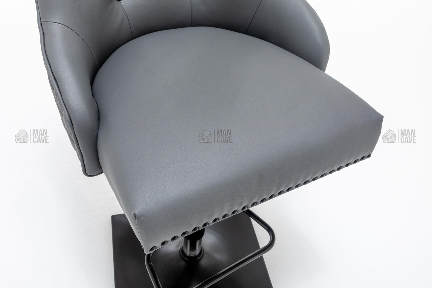 Elizabeth Barstool - Grey - mancavesuperstore