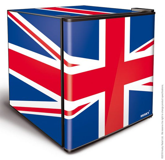 Union Jack Mini Fridge/Drinks Cooler - By Husky