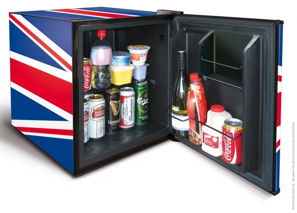 Union Jack Mini Fridge/Drinks Cooler - By Husky