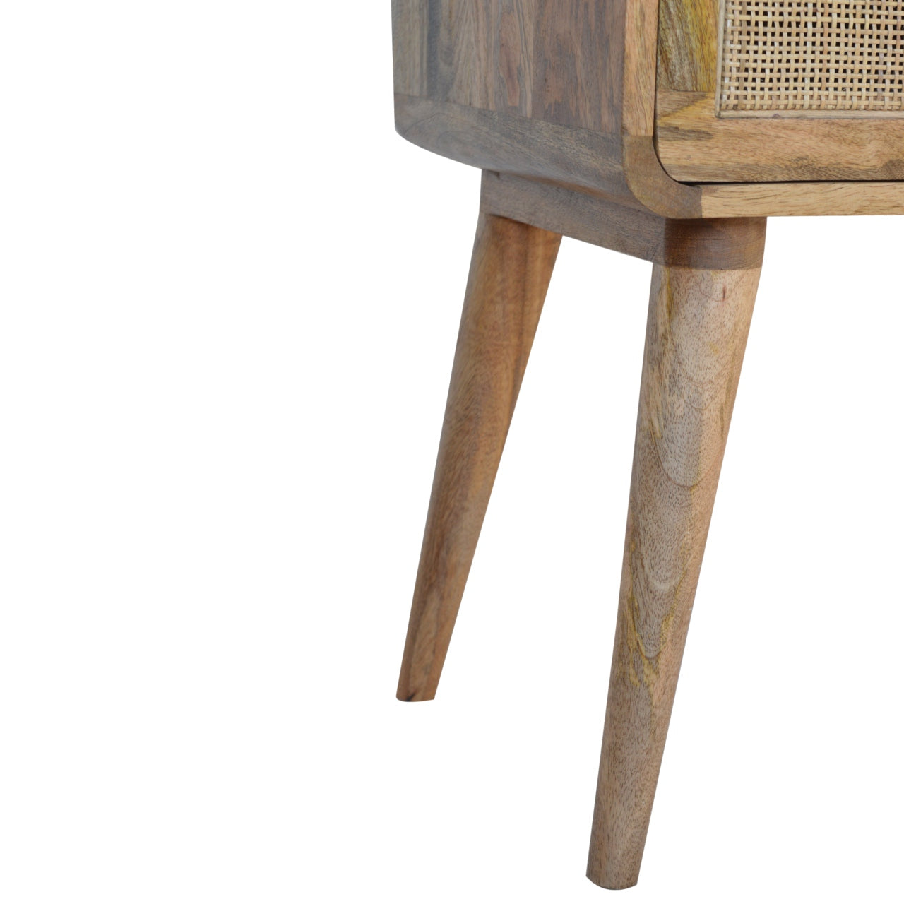 Woven Rattan Effect Storage Table - mancavesuperstore