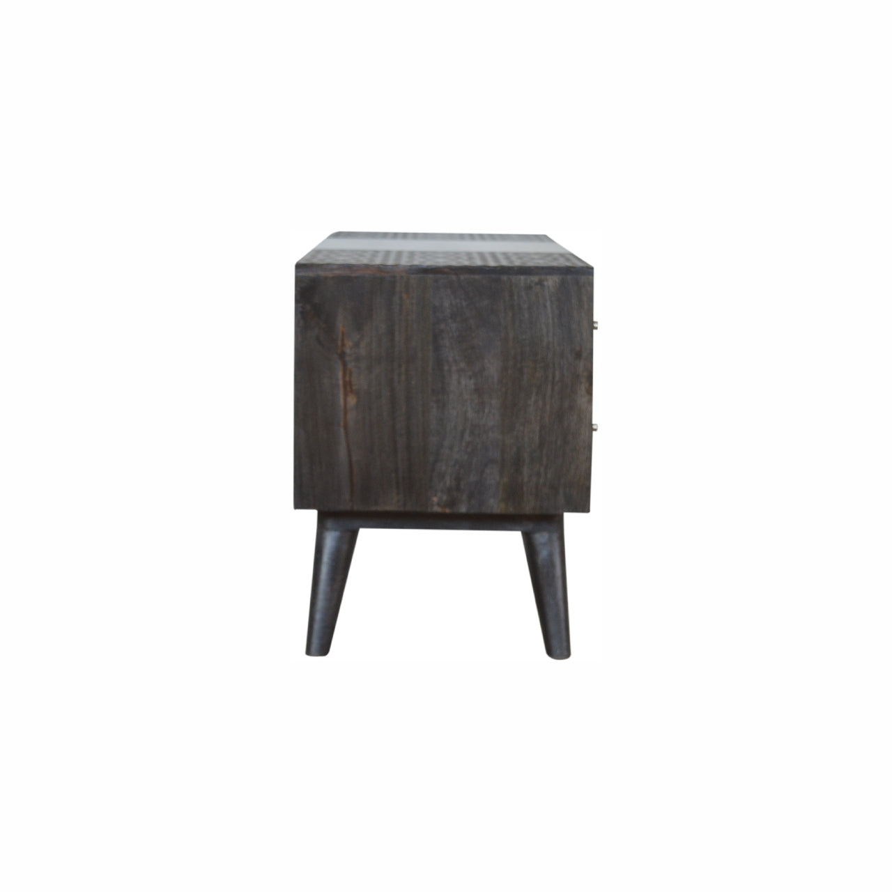 Ash Black Contemporary Entertainment Unit - mancavesuperstore
