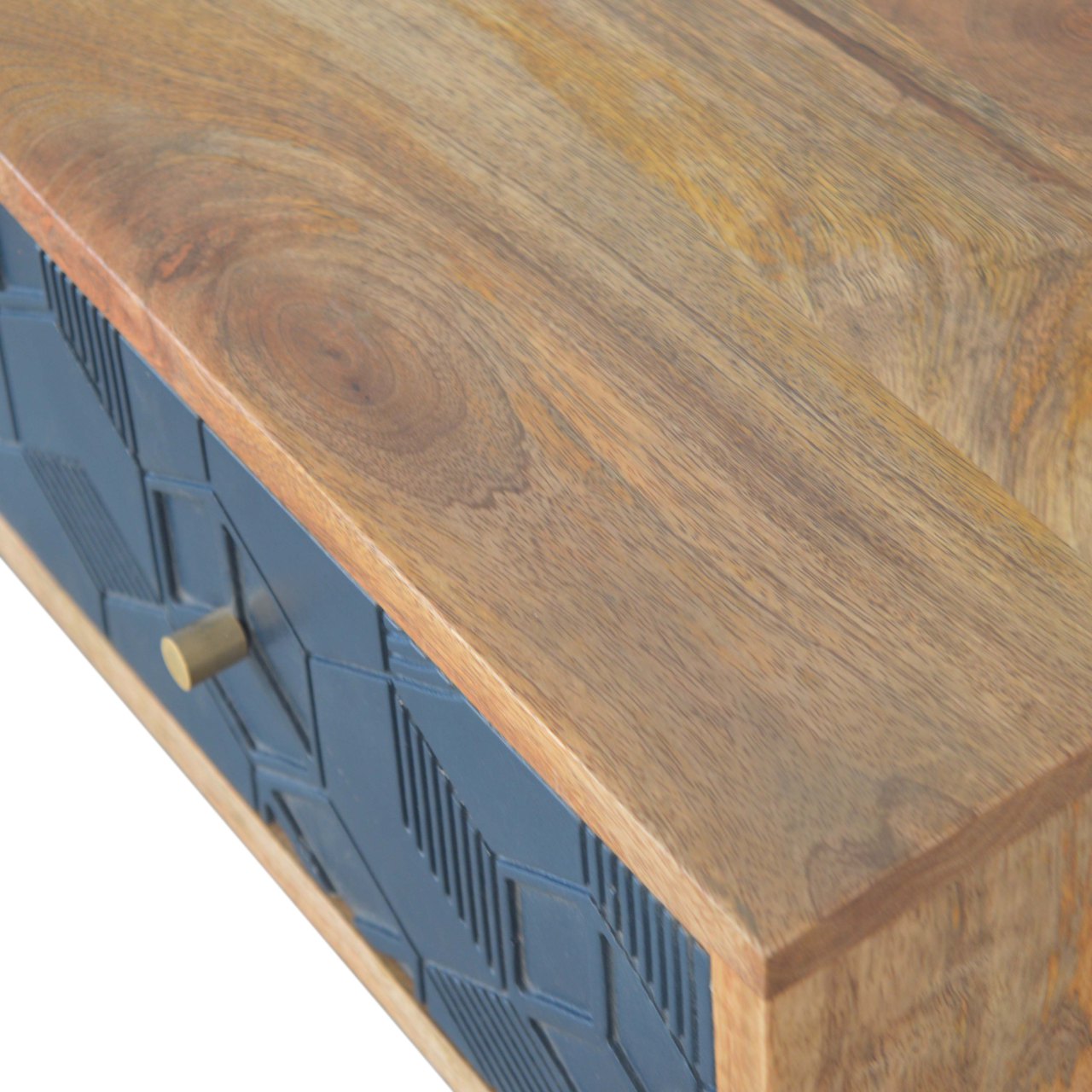 Acadia Navy Coloured Console/Side Table - mancavesuperstore