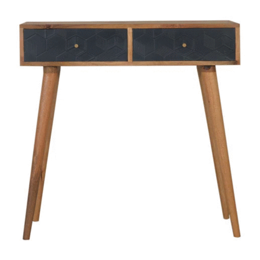 Acadia Navy Coloured Console/Side Table - mancavesuperstore