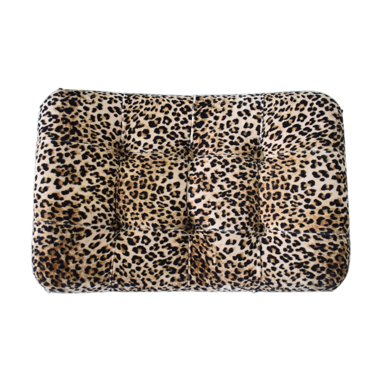 Leopard Print Curved Bench - mancavesuperstore