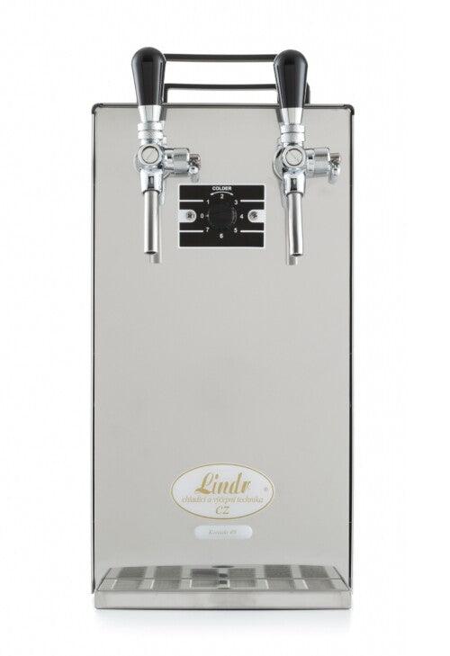Lindr Kontakt 40/K Double Tap Home Beer Cooler & Dispenser - mancavesuperstore