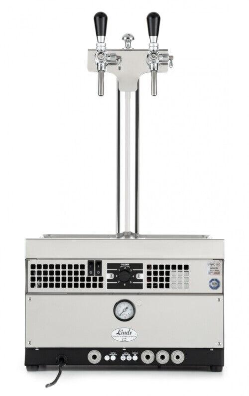 Lindr Kontakt 55/K Profi - Double Tap Home Beer Cooler & Dispenser - mancavesuperstore