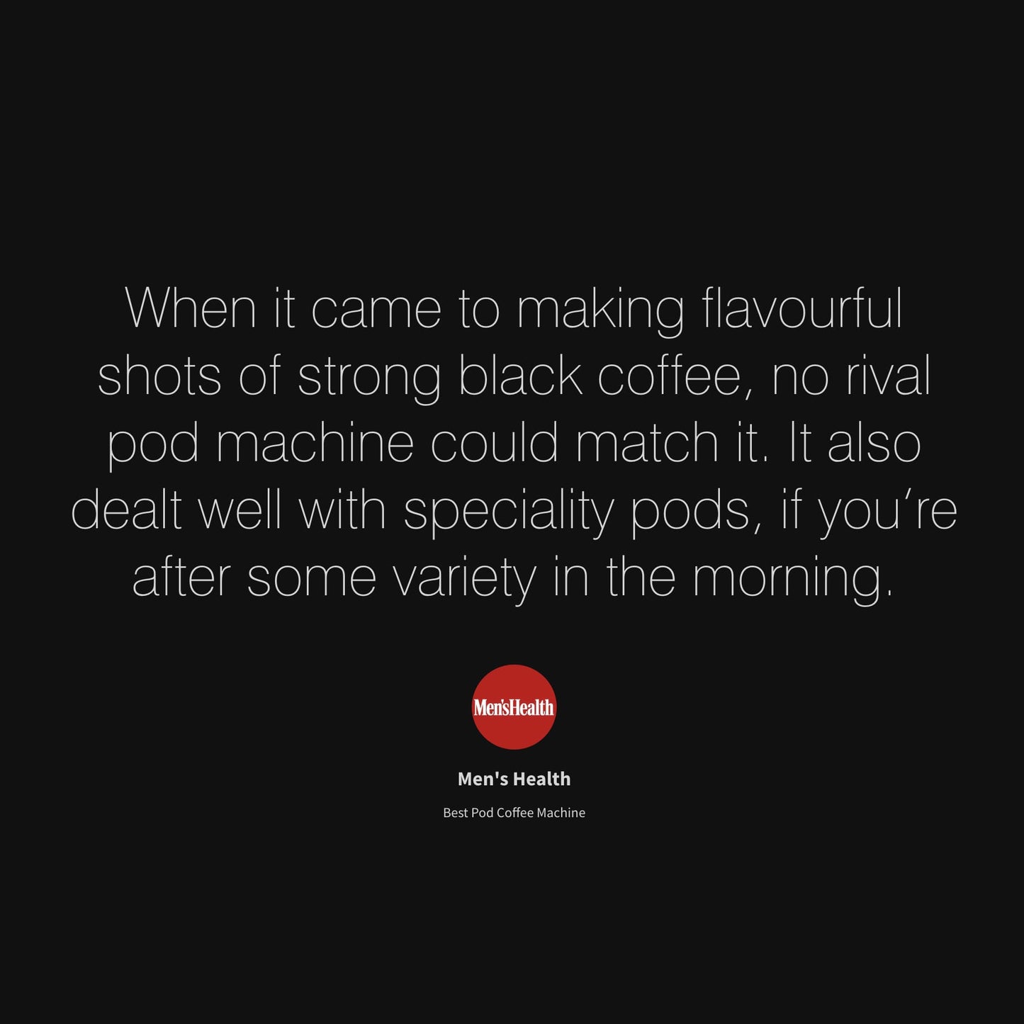 OPAL One Coffee Pod Machine - Black