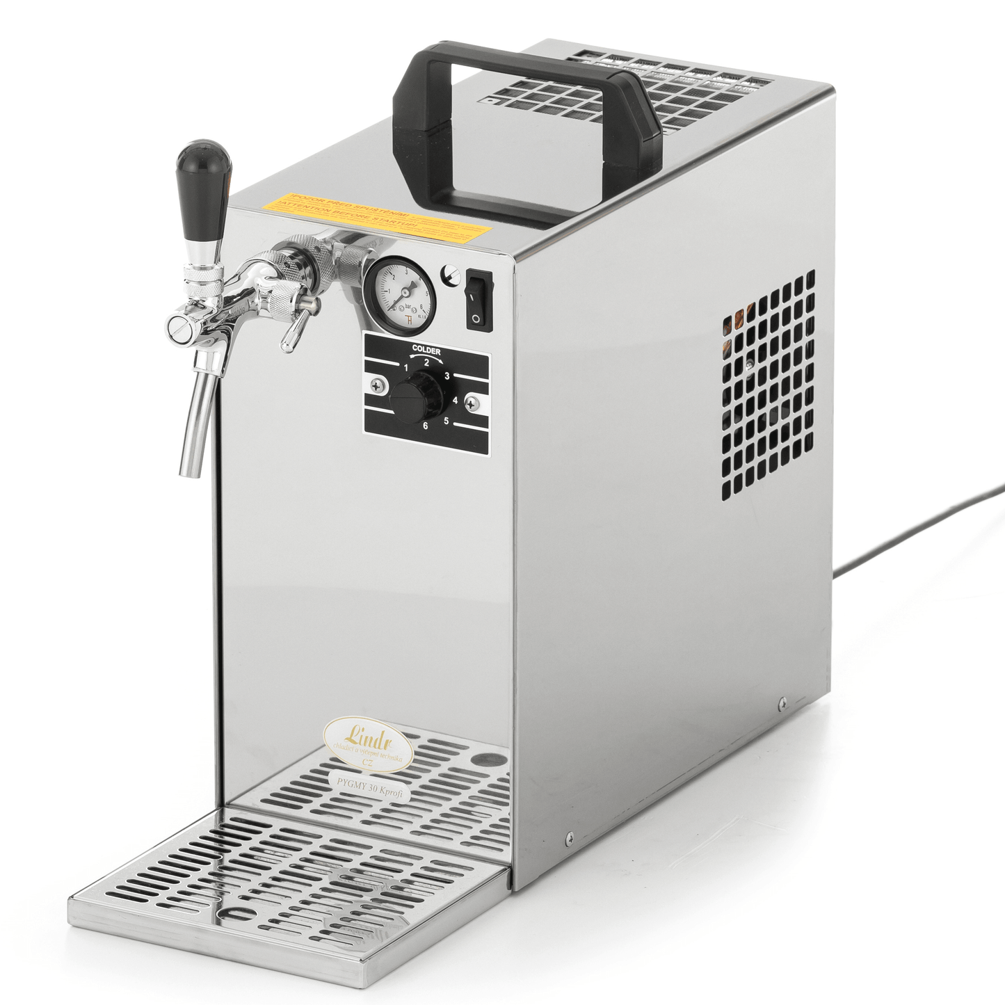 Lindr Pygmy 30k Profi Single Tap Home Beer Cooler & Dispenser - mancavesuperstore