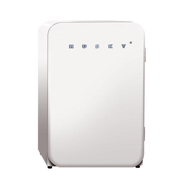 White Retro Beer Fridge Undercounter Drinks Cooler - Husky - mancavesuperstore