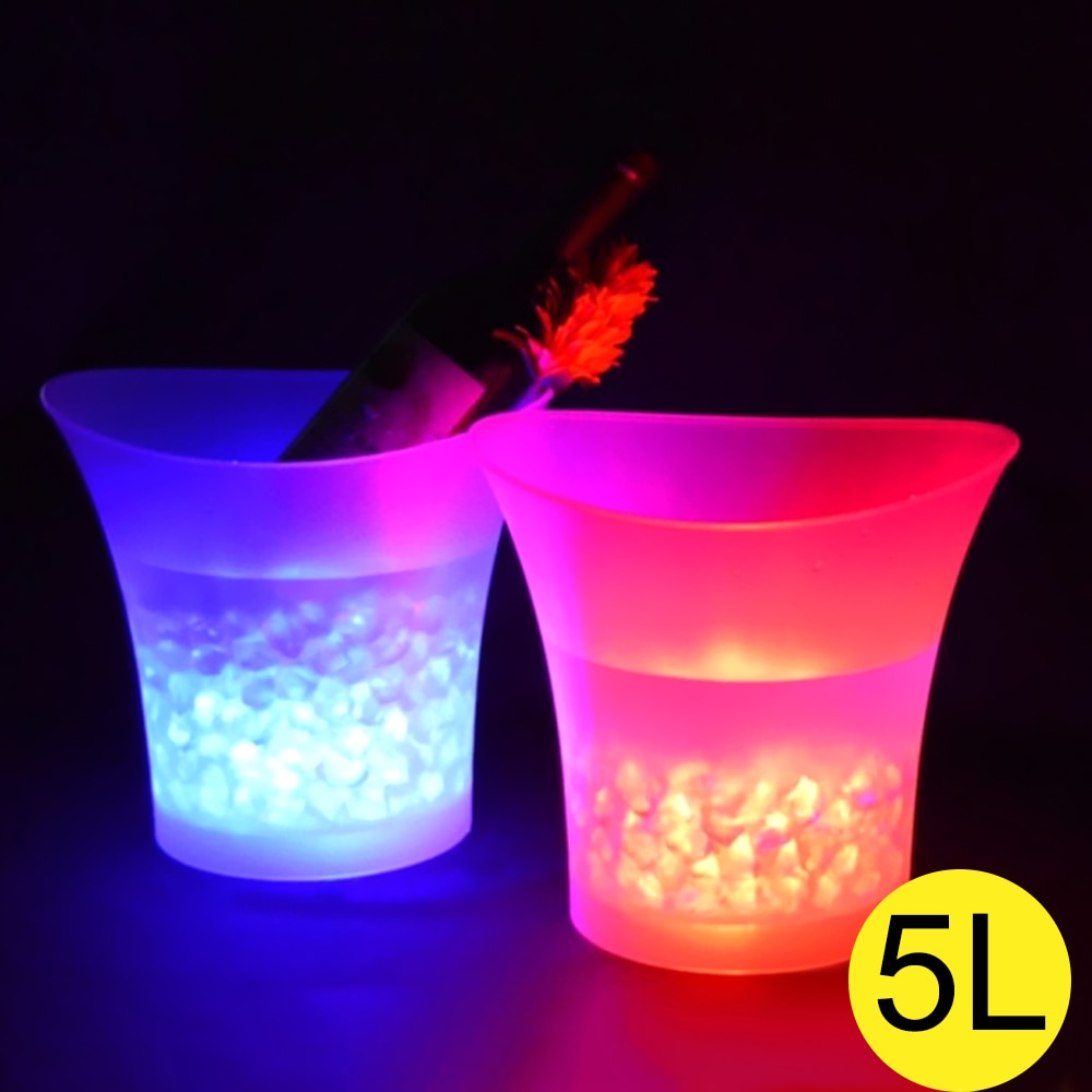 LED Colour Changing Drinks Bucket - 5 Litres