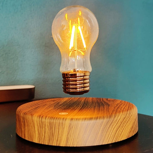 Magnetic Floating Light Bulb Table Lamp