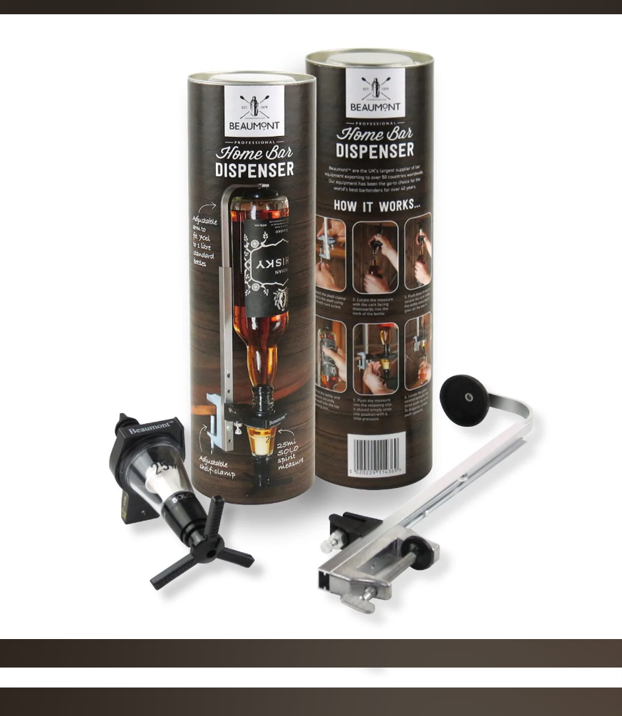 Beaumont Home Bar Spirits Dispenser Kit - mancavesuperstore