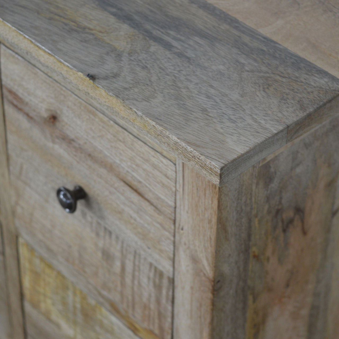 Wood 4 Drawer Mini Cabinet - mancavesuperstore