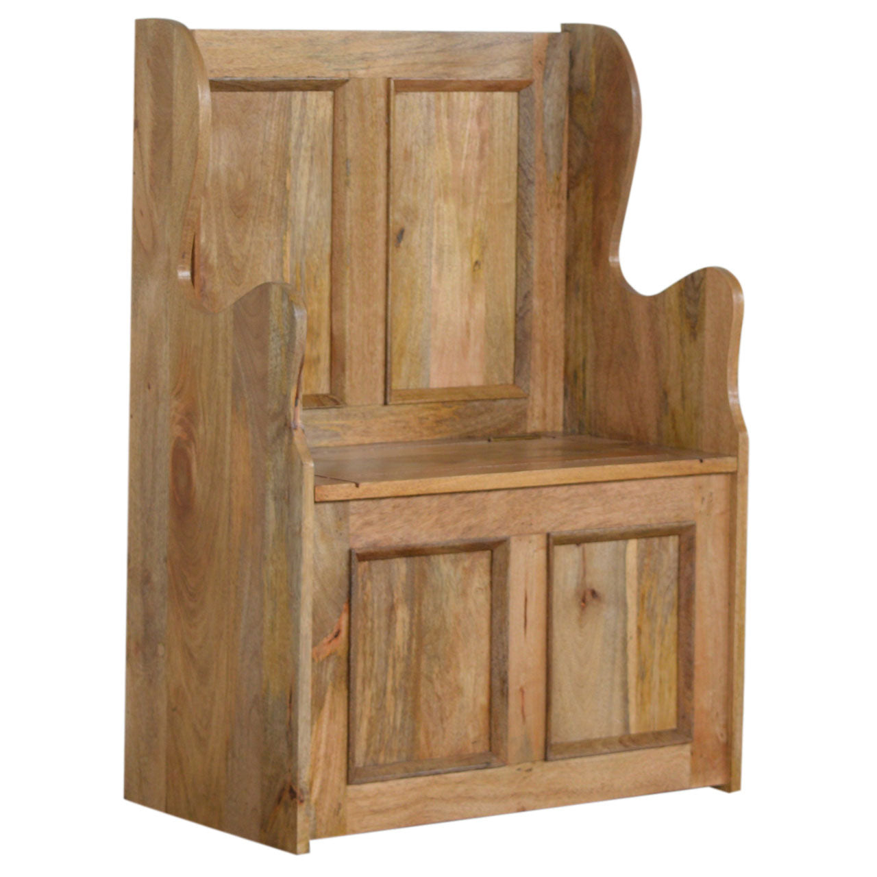 Small Monks Storage Bench - mancavesuperstore
