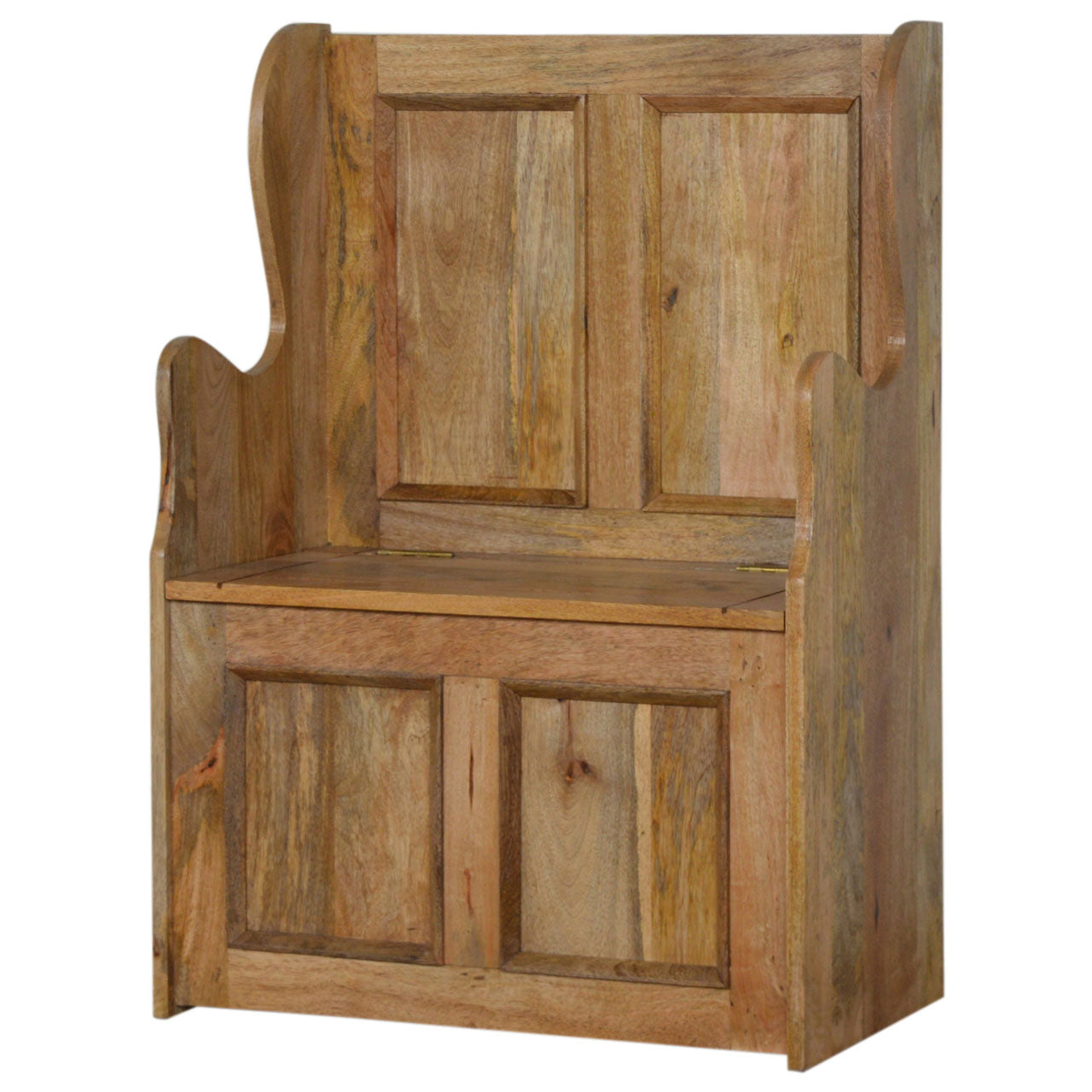 Small Monks Storage Bench - mancavesuperstore