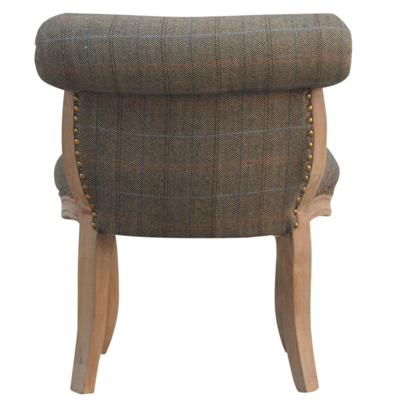 Small Multi Tweed French Chair - mancavesuperstore