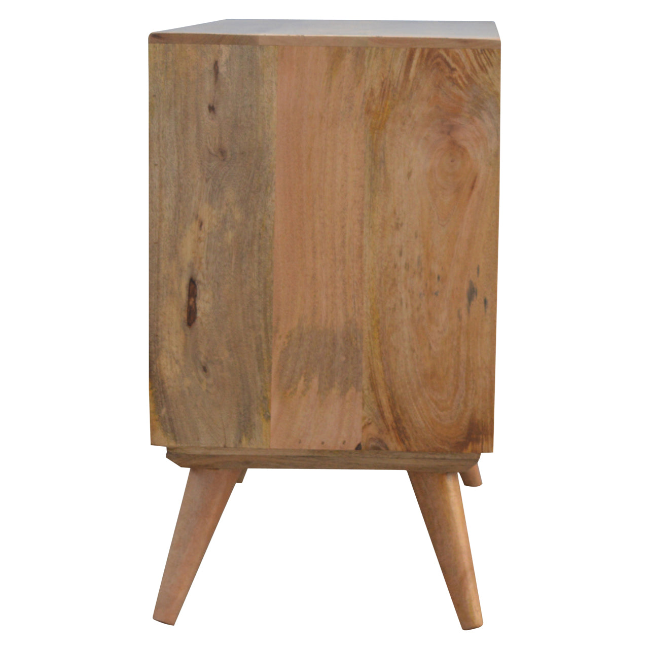 Grey Gradient Sliding Sideboard - mancavesuperstore