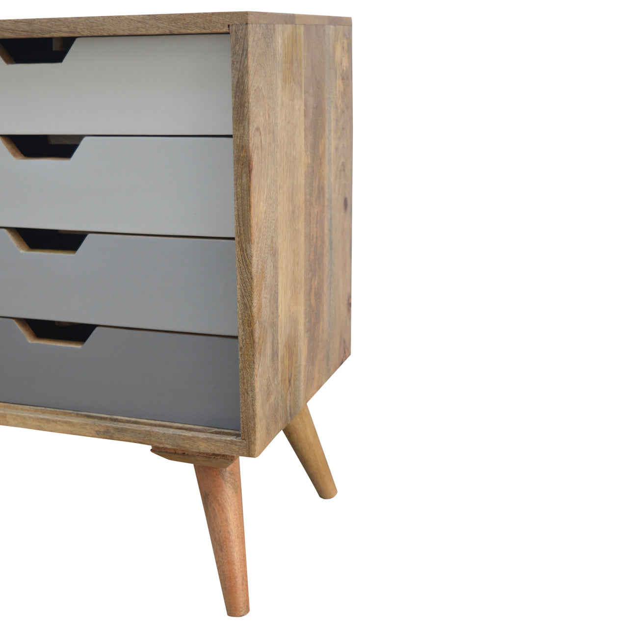 Grey Gradient Sliding Sideboard - mancavesuperstore