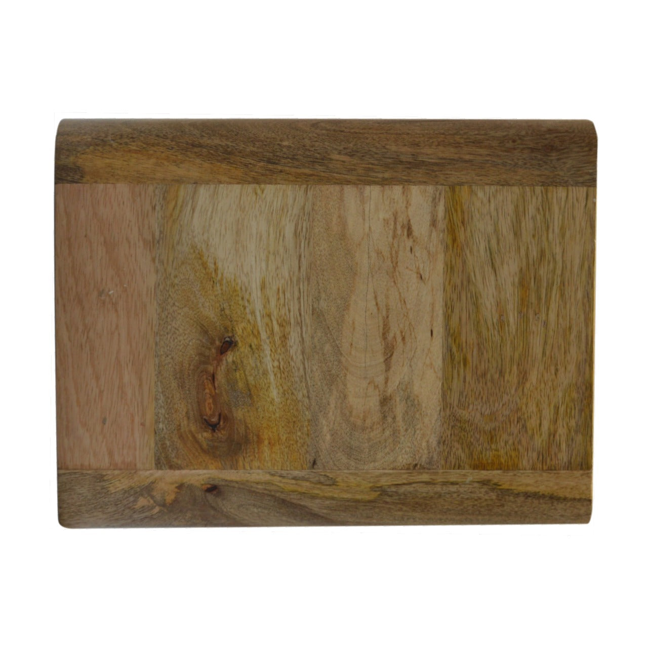 2 Drawer Curved Wall Mounted Oak-Style Unit - mancavesuperstore