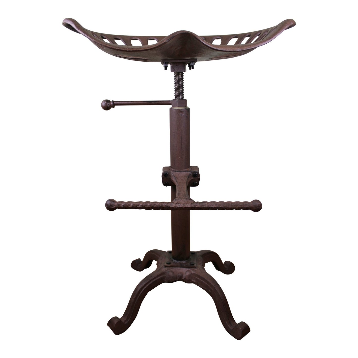 Cast Iron Tractor Seat Style Barstool