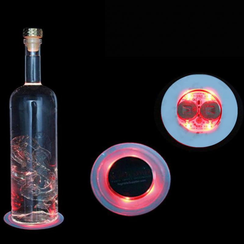 LED Drinks Coasters/Bottle Lights - 10 Pack