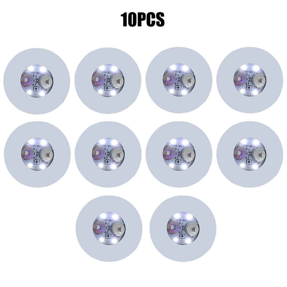 LED Drinks Coasters/Bottle Lights - 10 Pack