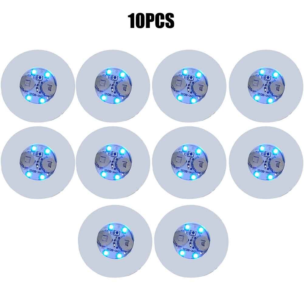 LED Drinks Coasters/Bottle Lights - 10 Pack