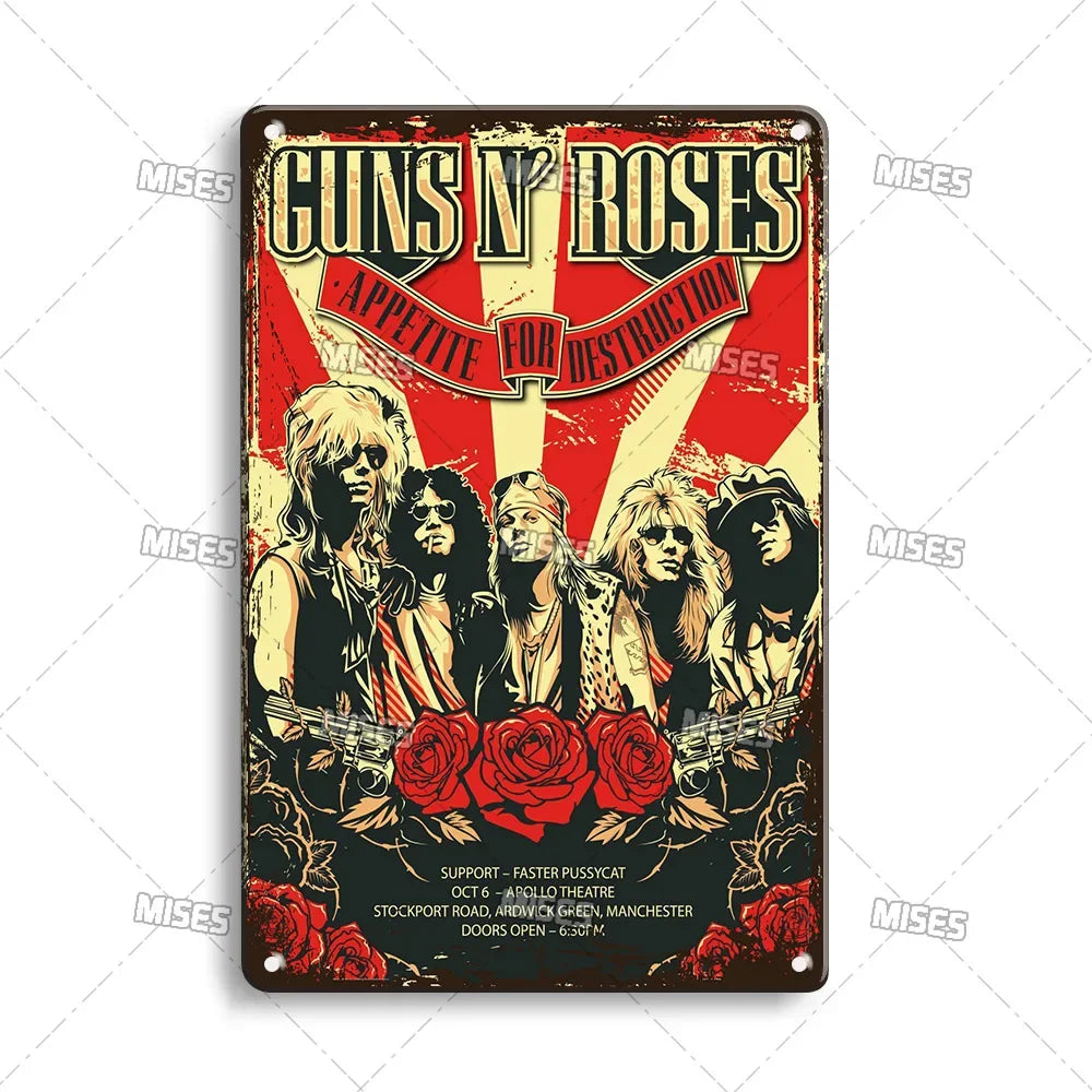 ROCK Music Wall Decor