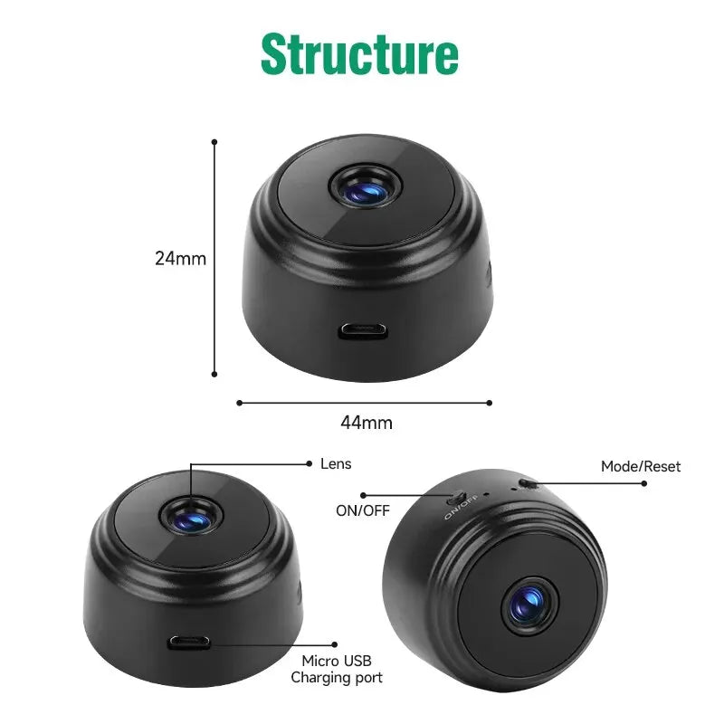 A9 WiFi Mini Camera Recorder Security Monitoring Wireless Video Mini Camera Recorder Voice Camera Smart Home For Infants